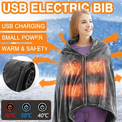 Stay Warm All Winter with This Ultra-Soft Heated Plush Blanket