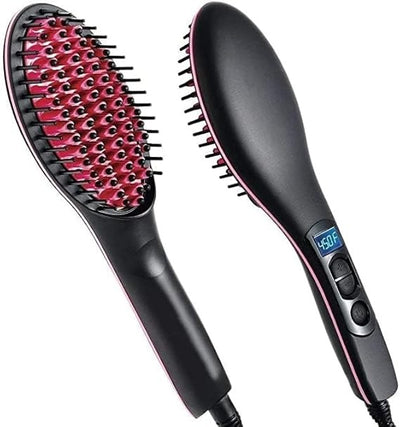 Szentpeter Simply 2-in-1 Hair Curler & Straightener Brush – Dual-Function Styling Tool for Effortless Hair