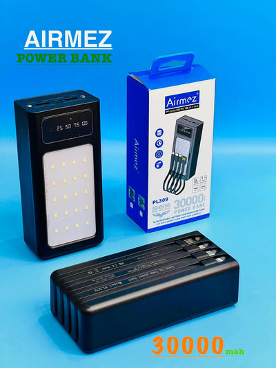 Airmez Power Bank 30000mAh  Ultra High-Capacity Portable Charger