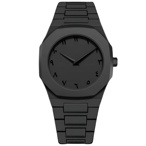"Timeless Sands: The Arabic Aura Watch"