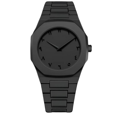 "Timeless Sands: The Arabic Aura Watch"