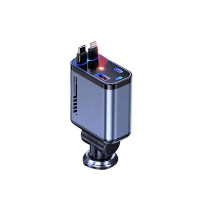 Retractable Car Charger – Fast, Tangle-Free Charging on the Go