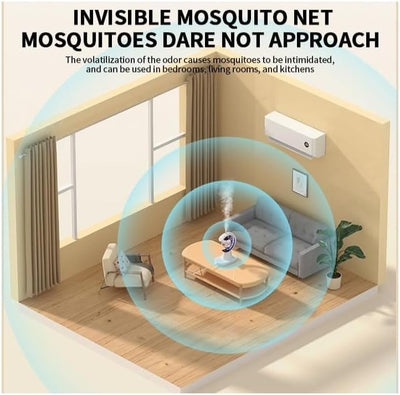 Glow & Flow: Mosquito Zapper + Humidifier in One