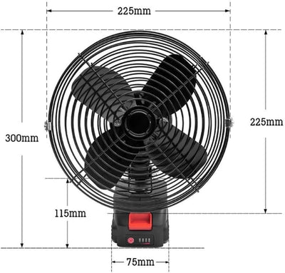 Stay Cool Anywhere with the Wireless Camping Fan