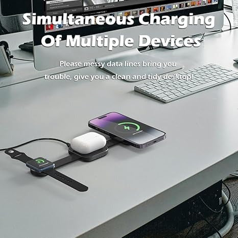 3-in-1 Wireless Charger – Fast, Convenient, and Clutter-Free Charging