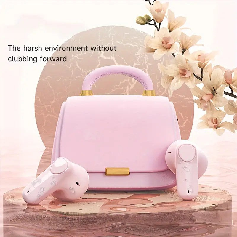 Fashion Girl Women Noise Cancelling Wireless Headset (White & Pink) – Where Style Meets Supreme Sound