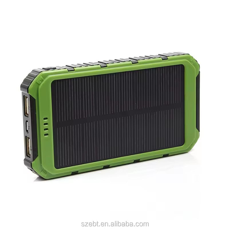 Outdoor Solar Power Bank 30000mAh – Portable Charger for Camping Adventures