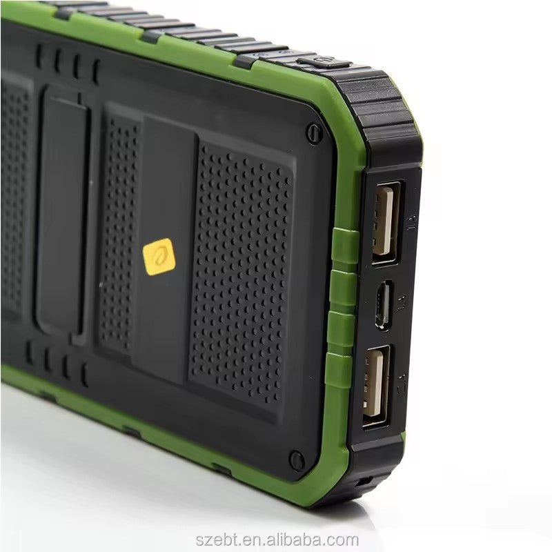 Outdoor Solar Power Bank 30000mAh – Portable Charger for Camping Adventures