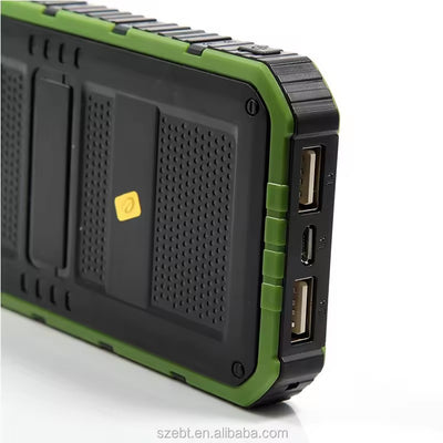 Outdoor Solar Power Bank 30000mAh – Portable Charger for Camping Adventures