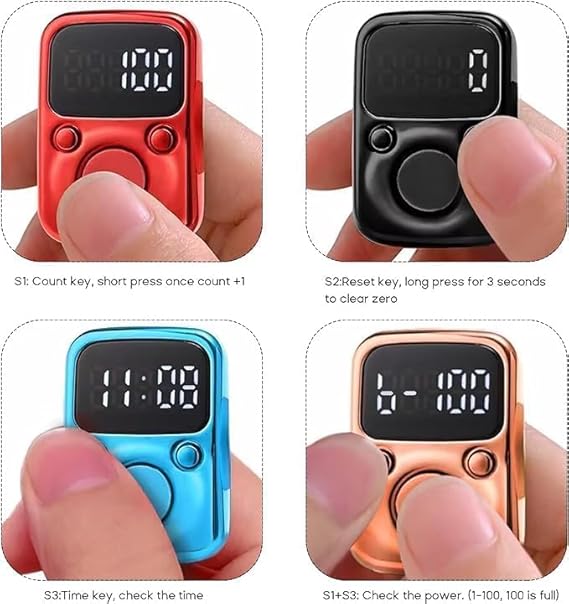 GlowCount: Digital Finger Tally with LED Display