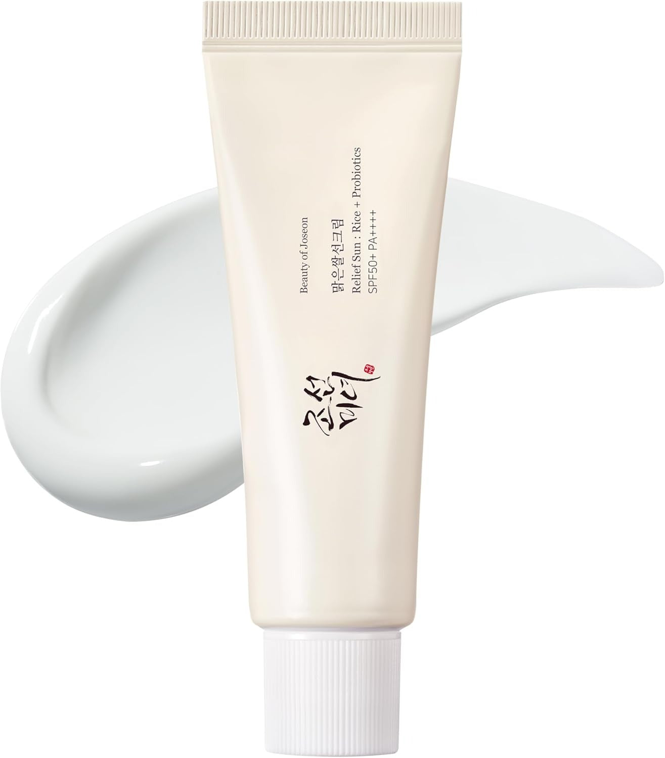 Beauty of Joseon Relief Sun: Rice + Probiotics is a lightweight, creamy chemical sunscreen