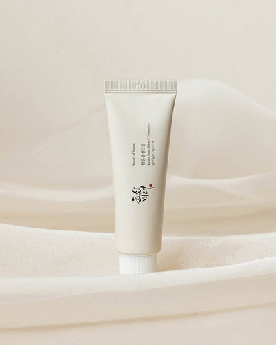 Beauty of Joseon Relief Sun: Rice + Probiotics is a lightweight, creamy chemical sunscreen