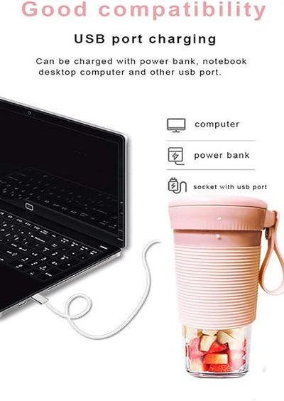 USB Rechargeable Juicer Bottle – Personal Blender On-the-Go