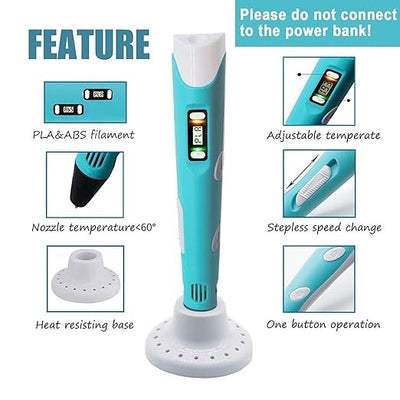 3D Drawing Pen for Kids & Adults – Build, Draw, Design in 3D