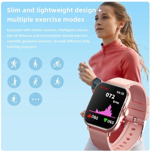 A58 5-in-1 Smartwatch – All-in-One Fitness & Lifestyle Companion