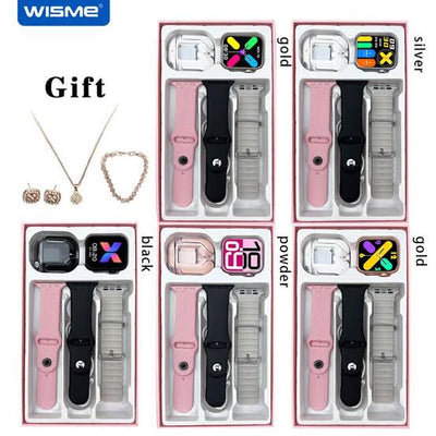 WISME WS X18 Mini – Lightweight Bluetooth Smartwatch with Health Monitoring