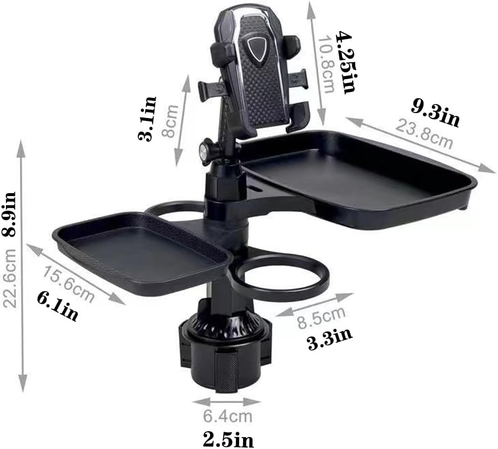 5-in-1 Car Cup Holder – Multifunctional Organizer for Drinks & Accessories