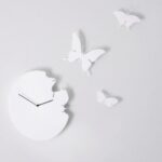 Creative Butterfly Wall Clock – 18 x 25 Inches – Elegant Living Room Decor